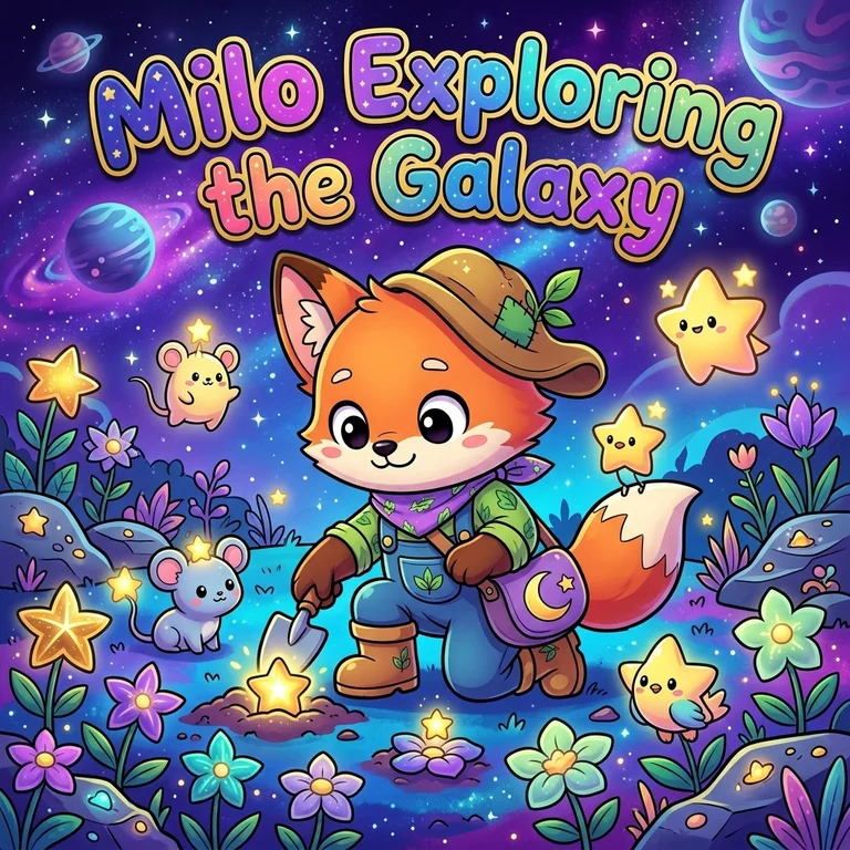 Color cover of Milo Exploring the Galaxy
